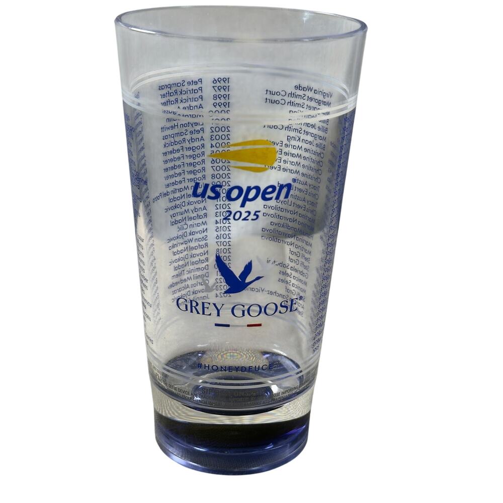2025 US Open Tennis Grey Goose Honey Deuce Souvenir Cup Tumbler Champions